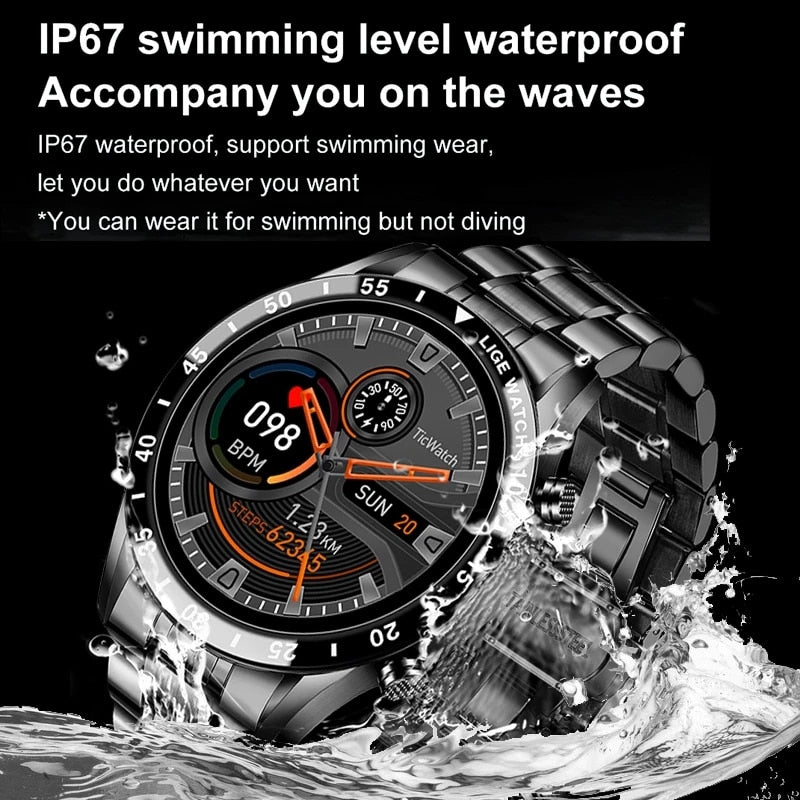 relógio inteligente waterproof Lige