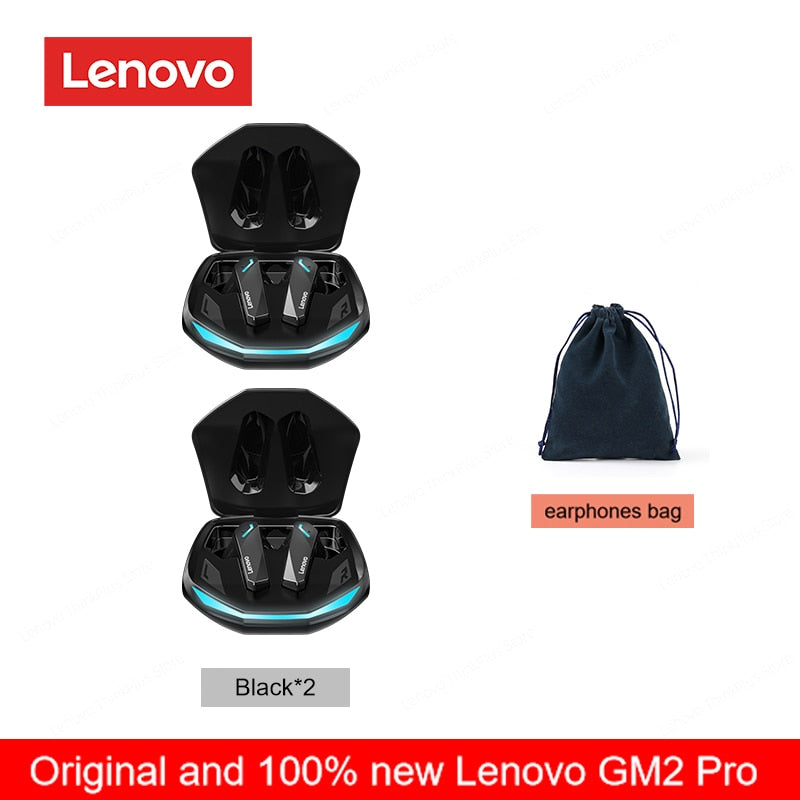 Original lenovo gm2 pro 5.3 fone de ouvido bluetooth sem fio