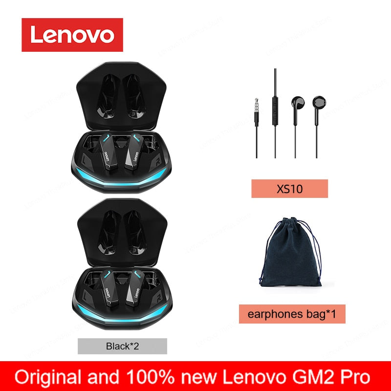 Original lenovo gm2 pro 5.3 fone de ouvido bluetooth sem fio