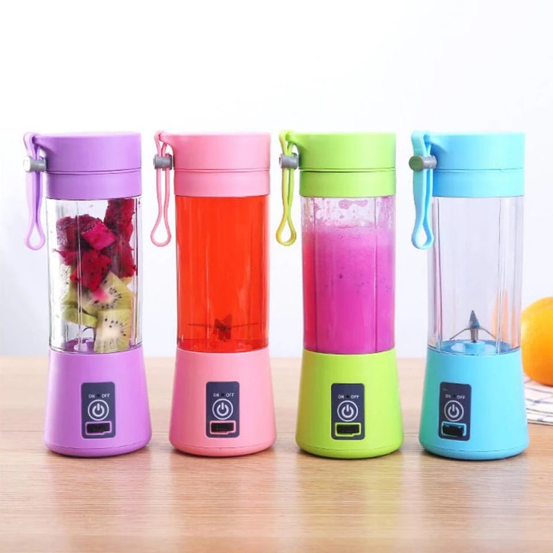 Mini Liquidificador Portátil Shake Take Juice Cup 6 Lâminas Recarregável